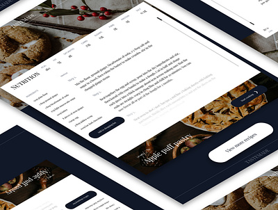 Cookbook website cookbook desktop homemade photoshop ui web design website