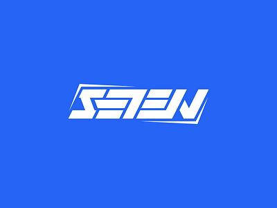 Seven Personal Branding 7 brand design branding design flat gaming lettering logo logo design logotype minimal modern seven typography