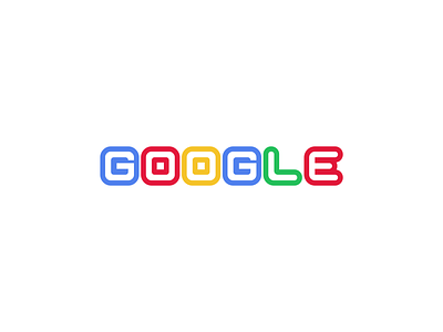 Google rebrand concept branding design flat google google design illustrator lettering logo logotype typography vector