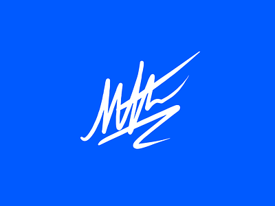 Matt Signature Personal Branding blue brand design branding illustration illustrator lettering logo design logotype minimal personal signature signature logo typography