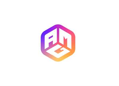 AMG Concept Logo a logo branding colorful flat geometric gradient icon logo minimal modern typography vibrant