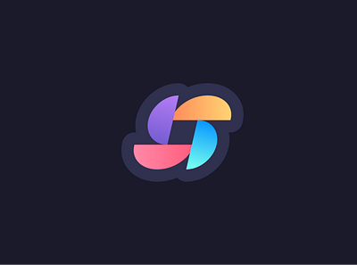 S + Geometry Logo branding circle design flat geome geometric icon logo minimal modern s logo symbol vibrant