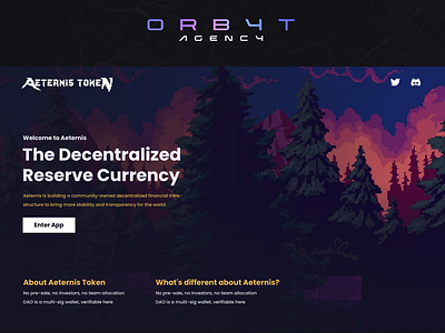 Blockchain Crypto landing page