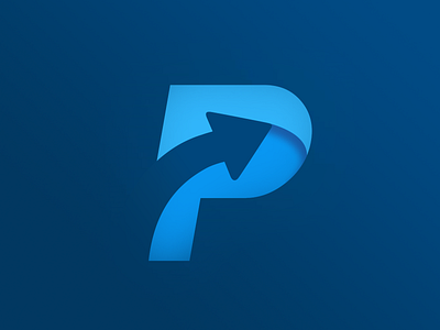 P Arrow Concept Logo