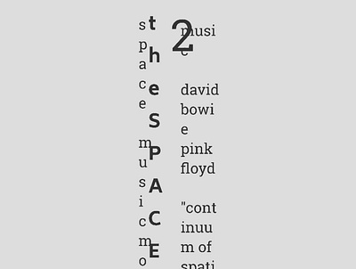 A Space Glitch david bowie design illustration illustrator minimal music music art pink floyd typography