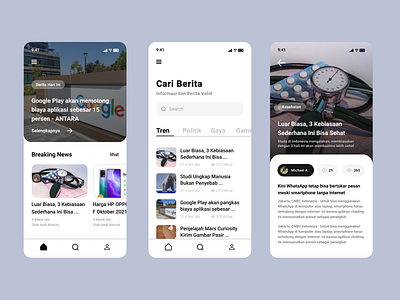 UI Design News App