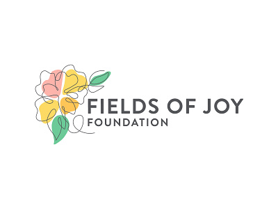 FIELDS OF JOY FOUNDATION brand branding design illustration logo