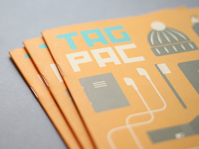 Tag Pac booklet conference editorial illustration print