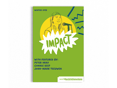 Impact editorial design graphic design print design