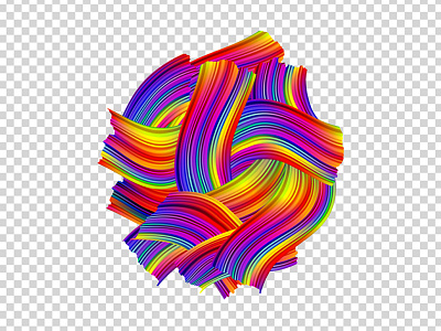 Abstract vector design. The result of experiment with gradients