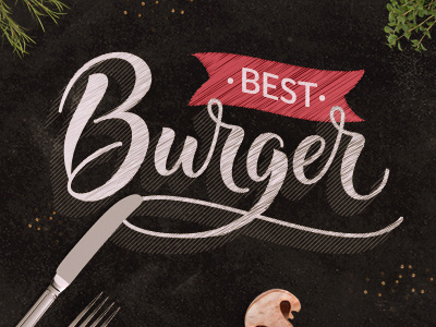 Best Burger logo and lettering