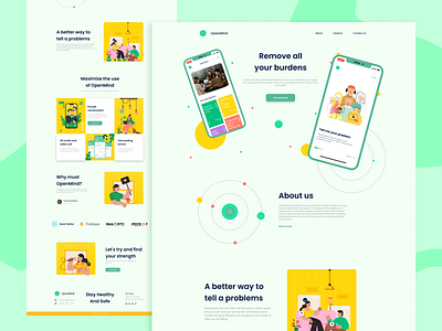Website Introduction Product - Counseling Web - Inspuration 2020 best clean ui cool cool design design flat colors inspirations mobile mobile app typography ui ux web website