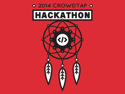 Crowdtap Hackathon - I Dream of Crowdtap code codecatcher crowdtap dream dreamcatcher hackathon hoodie illustration product red