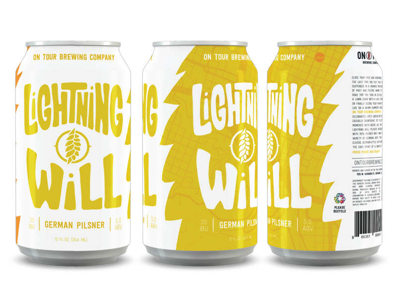 Lightning Will Pilsner by Chris Gregori on Dribbble