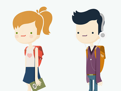 Main Character for CMC character characterdesign digital flat illustration minimal vector