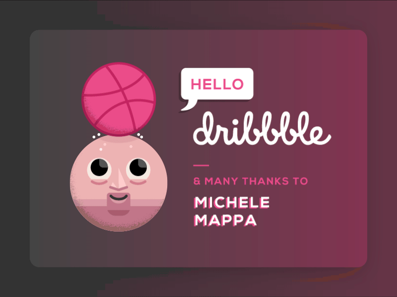 Late Debut animation debut debut shot dribbble flat head hellodribbble illustration michele mappa no pain no gain sweat vector