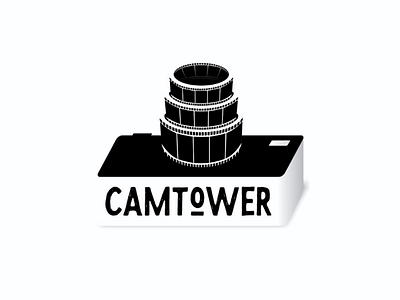 Camtower logo camera camera logo coil flash logo logodesign logos logotype video logo