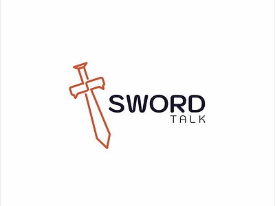 Sword talk logo chat logo logochat logodesigner logos logovector sword swordlogo talk talklogo