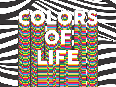 Colors of Life typography colors logo logodesign logodesigner type typing typo typography