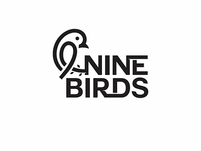 Nine Birds logo design