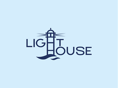 Lighthouse wordmark logo art artist branding creative designer graphic lighthouse lighthouselogo logo logodesigner wordmark