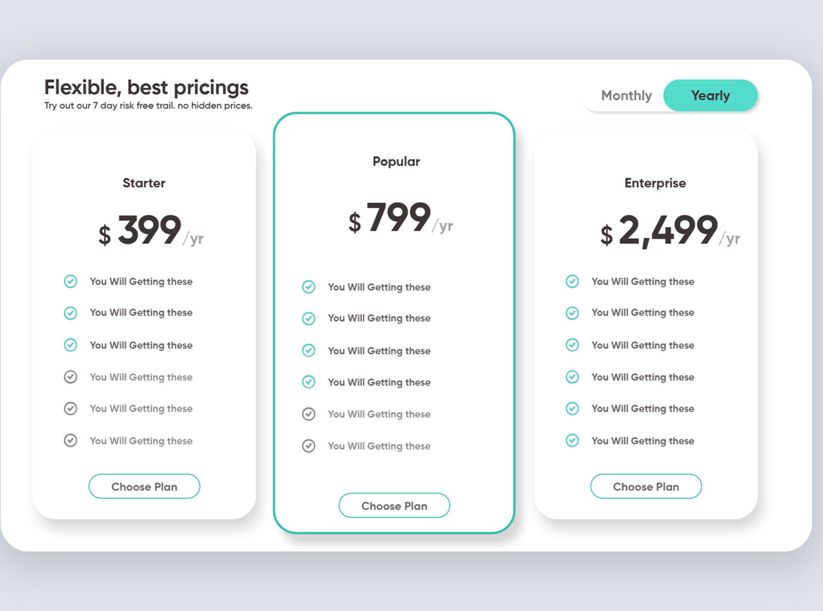 Таблица UX UI. Price Table UI. Table UI.