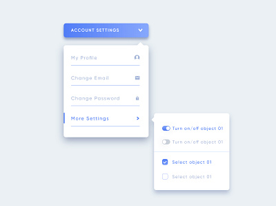 Modern Dropdown Menu UI/UX design branding dropdown dropdown menu dropdown ui menu menu design ui ux uxdesign uxui webdesign