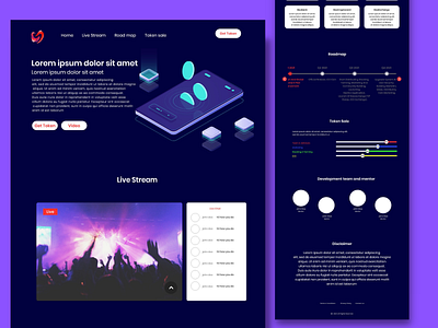 Bae Cryptocurrency website UI UX Design | Racio