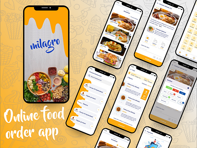 Online Food Ordering App ui design