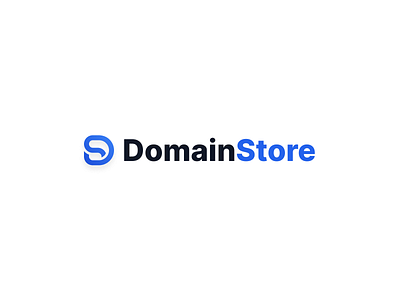 DomainStore logo design app branding domain logo