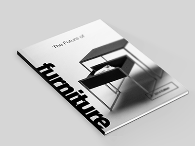 The Future of Furniture - Magazine black editorial furniture future magazine minimal minimalism white