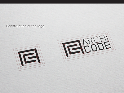 Archicode Logo advertising branding design digital identity logo vector