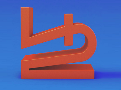 42 3d 42 extrusion type typography