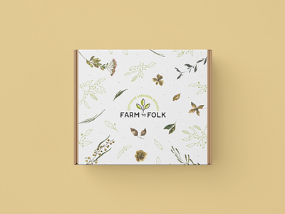 Farm to Folk Box Sleeve Design