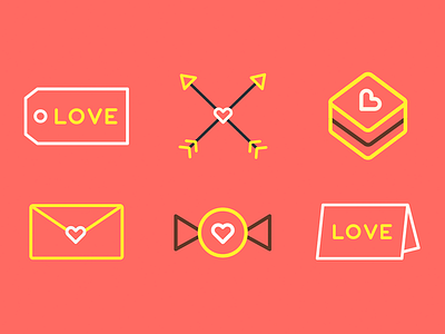 Valentine Icons arrow candy card envelope heart icon line icon love romantic sweet valentine valentines