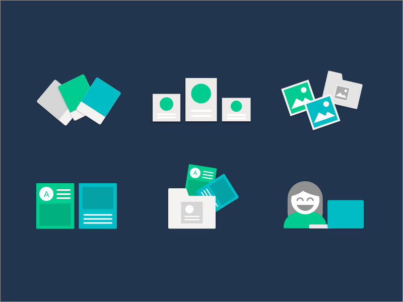 Canva for Work icon set by Desiree Grace Tan for Canva on ...