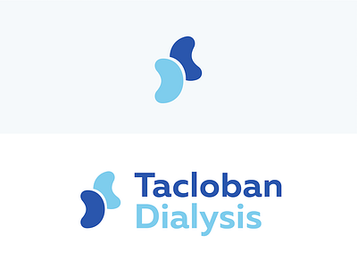 Dialysis Center Logo blue dialysis health healthcare kidney logo logo design minimal purple