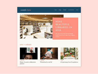 Online Magazine Web Design blog css custom css online magazine squarespace type ui web design