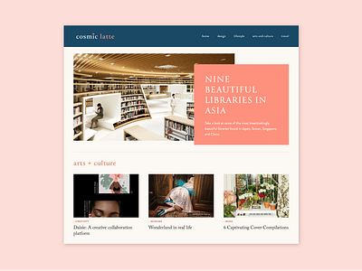 Online Magazine Web Design