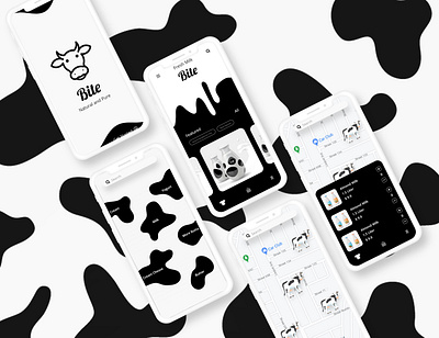 Milk Online Store App adobe photoshop adobe xd e commerce milk app online store ui design uidesign