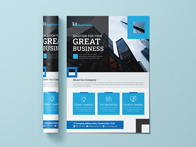 Corporate Business Flyer  Design Template