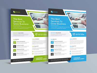 Corporate Flyer Brochure Design Template