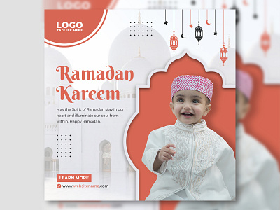 Ramadan Kareem Social Media Post Banner