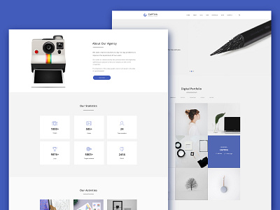 Captiva - UI design gradients graphic design interface landing page minimal minimalist modern ui web design