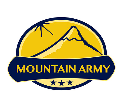 Mountain Army Branding branding icon illustration logo