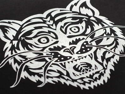 Easy Tiger brittneysikora buffalo buffalony design illustration ink tiger