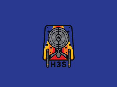H3S color design enterprise illustration scheme