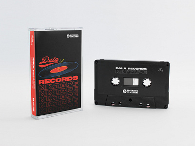 Dala Records Mixtape branding cover layout logo mixtape music package design typography