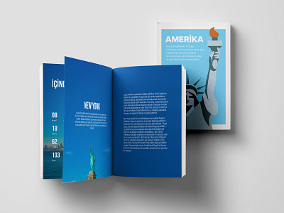 Travel Guide book cover graphic design page