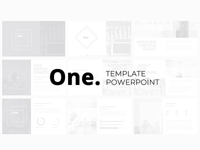 one - Template powerpoint